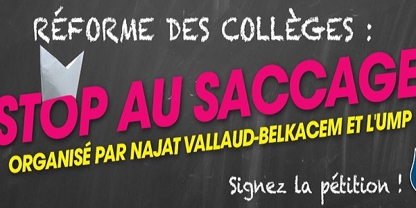 PETITION CONTRE LA REFORME VALLS-VALLAUD-BELKACEM