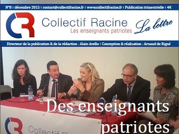 « La Lettre » du Collectif Racine (n°8 | décembre 2015)