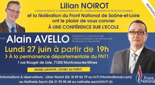 Conférence d’Alain Avello à Montceau-les-Mines (27 juin 2016)
