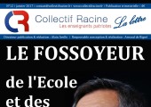 « La Lettre » du Collectif Racine (n°12 | janvier 2017)