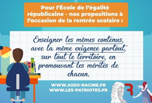 Rentrée 2018 : 10 de nos propositions pour l’Ecole