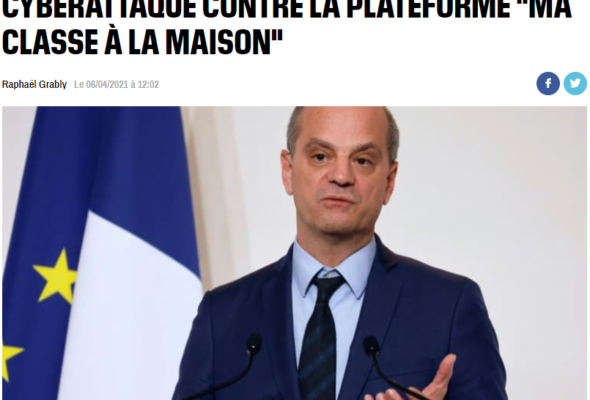 Communiqué de presse d’Alain Avello, président de Racine : « Enseignement à distance : le déshonneur du ministre Blanquer »