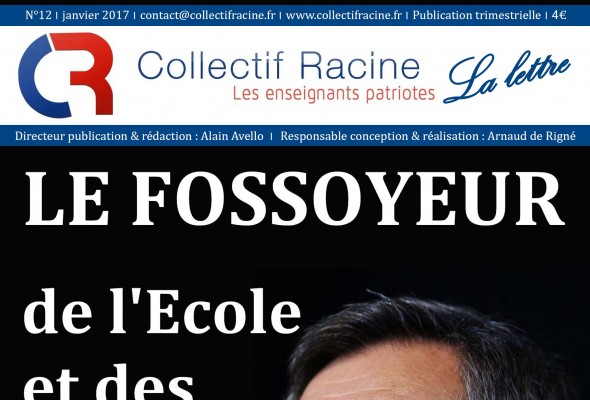 « La Lettre » du Collectif Racine (n°12 | janvier 2017) (32 pages)